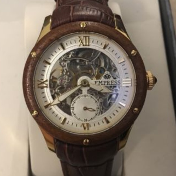 Empress Victoria Automatic Wood Bezel Watch Women main image 5